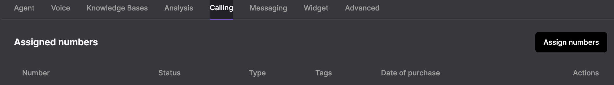 Calling Phone Assignment